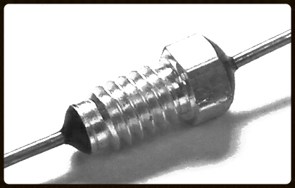 Feedtrhough pi filter resin sealed screw mount bushing